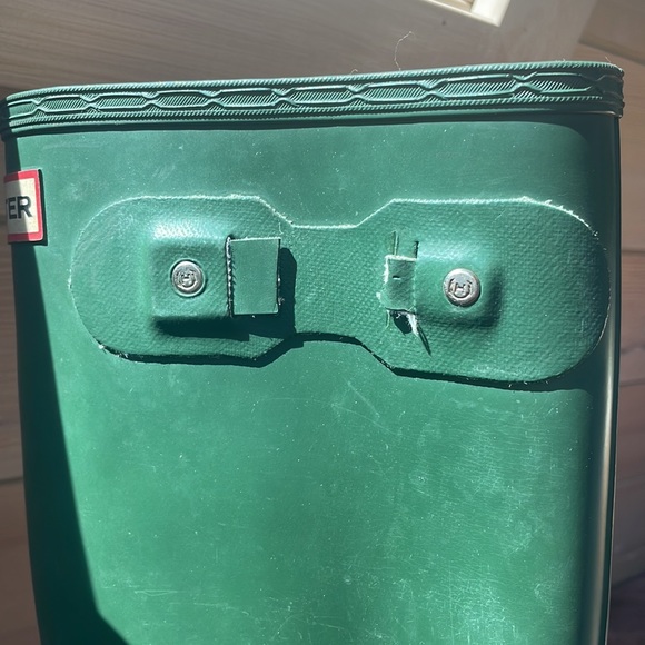 Hunter Original Tall Rain Boot, Green, 37 - Picture 6 of 9